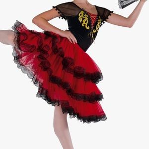 Costume, Spanish, Dansco Maja 20457, size MC, red and black